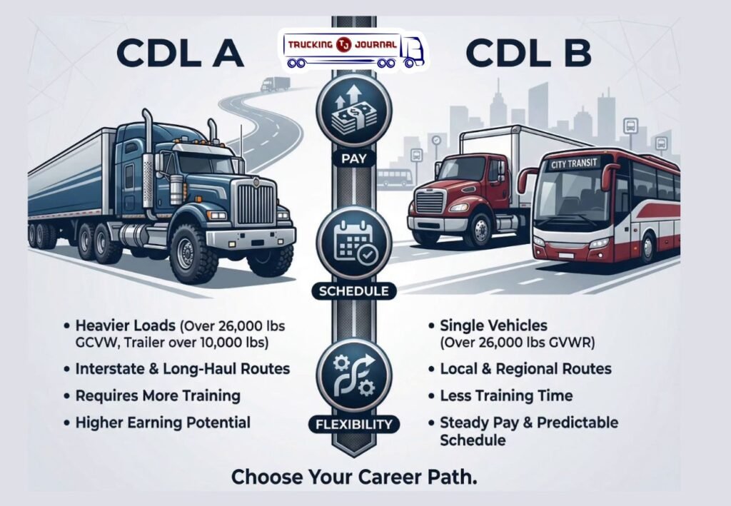 CDL A vs CDL B Which License Is Right for Your Career Goals