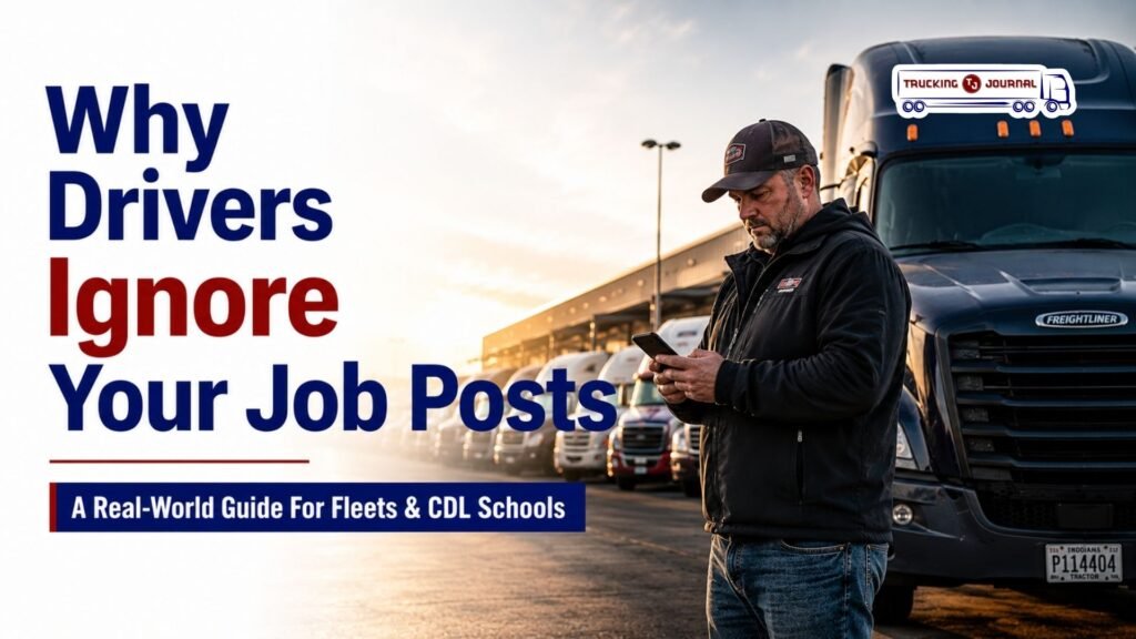 Why Drivers Ignore Your Job Posts A Real World Guide for Fleets and CDL Schools