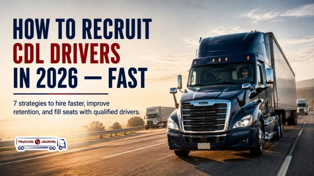 How to Recruit CDL Drivers in 2026 Fast